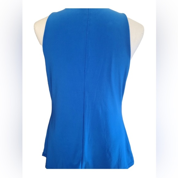 NWT Lauren Ralph Lauren Vibrant Blue Tank - Picture 6 of 6